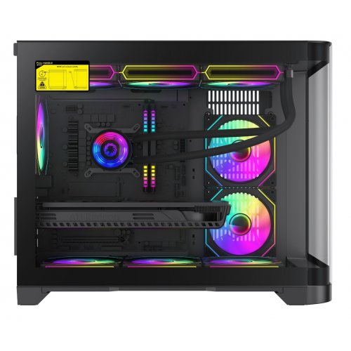 Photo GAMEMAX Hype-M Tempered Glass without PSU Black