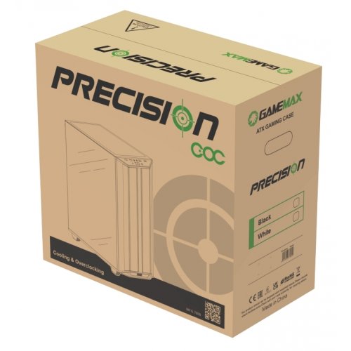 Корпус GAMEMAX Precision 2 Tempered Glass без БЖ Black купити з перевіркою сумісності: огляд, характеристики, ціна у Києві, Львові, Вінниці, Хмельницькому, Івано-Франківську, Україні | інтернет-магазин TELEMART.UA фото