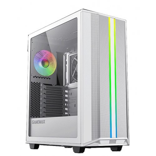 Photo GAMEMAX Precision 2 Tempered Glass without PSU White