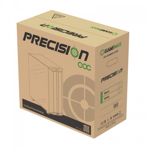 Корпус GAMEMAX Precision 2 Tempered Glass без БЖ White купити з перевіркою сумісності: огляд, характеристики, ціна у Києві, Львові, Вінниці, Хмельницькому, Івано-Франківську, Україні | інтернет-магазин TELEMART.UA фото