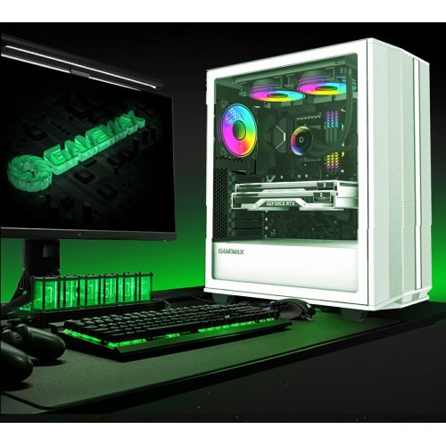 Купить Корпус GAMEMAX Precision 2 Tempered Glass без БП White с проверкой совместимости: обзор, характеристики, цена в Киеве, Днепре, Одессе, Харькове, Украине | интернет-магазин TELEMART.UA фото