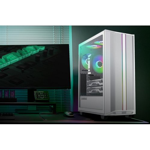 Купить Корпус GAMEMAX Precision 2 Tempered Glass без БП White с проверкой совместимости: обзор, характеристики, цена в Киеве, Днепре, Одессе, Харькове, Украине | интернет-магазин TELEMART.UA фото