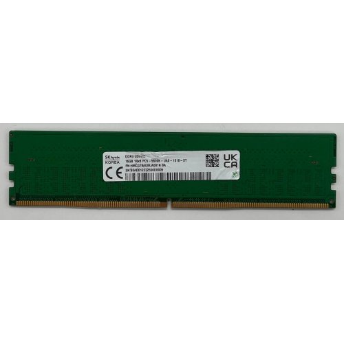 Купить Озу Hynix DDR5 16GB 5600Mhz (HMCG78AGBUA081N) (Восстановлено продавцом, 652882) с проверкой совместимости: обзор, характеристики, цена в Киеве, Днепре, Одессе, Харькове, Украине | интернет-магазин TELEMART.UA фото