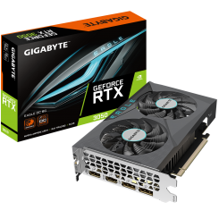 Уценка видеокарта Gigabyte GeForce RTX 3050 EAGLE OC 6144MB (GV-N3050EAGLE OC-6GD) (вскрита упаковка, 653343)