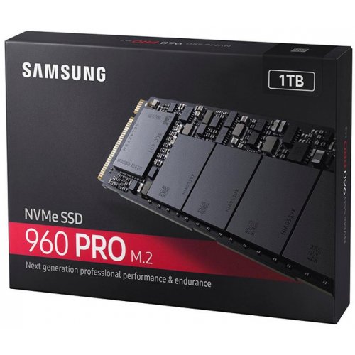 Продати SSD-диск Samsung 960 PRO V-NAND 1TB M.2 (2280 PCI-E) NVMe x4 (MZ-V6P1T0BW) за Trade-In у інтернет-магазині Телемарт - Київ, Дніпро, Україна фото