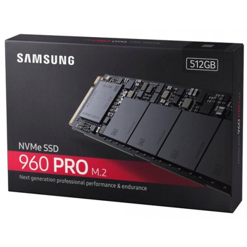 Продати SSD-диск Samsung 960 PRO V-NAND 512GB M.2 (2280 PCI-E) NVMe x4 (MZ-V6P512BW) за Trade-In у інтернет-магазині Телемарт - Київ, Дніпро, Україна фото