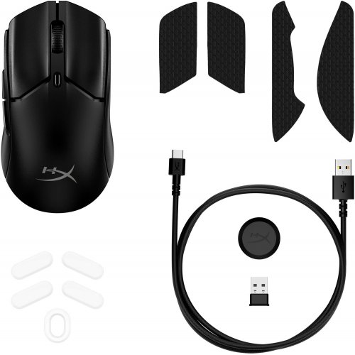 Купити Миша HyperX Pulsefire Haste 2 Mini Wireless (7D388AA) Black - ціна в Києві, Львові, Вінниці, Хмельницькому, Франківську, Україні | інтернет-магазин TELEMART.UA фото