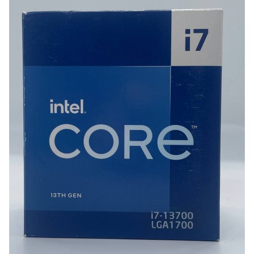 Купить Процессор Intel Core i7-13700 2.1(5.2)GHz 30MB s1700 Box (BX8071513700) (Восстановлено продавцом, 653952) с проверкой совместимости: обзор, характеристики, цена в Киеве, Днепре, Одессе, Харькове, Украине | интернет-магазин TELEMART.UA фото