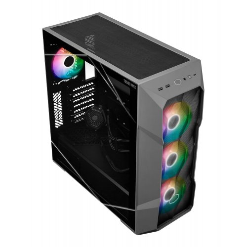 Купить Корпус Cooler Master MasterBox TD500 MAX V2 Tempered Glass 850W (TD500V2-MGNN85-SL0) Gun Metal с проверкой совместимости: обзор, характеристики, цена в Киеве, Днепре, Одессе, Харькове, Украине | интернет-магазин TELEMART.UA фото