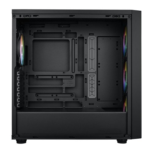 Корпус Cooler Master MasterBox 600 Tempered Glass без БЖ (MB600-KGNN-S00) Black купити з перевіркою сумісності: огляд, характеристики, ціна у Києві, Львові, Вінниці, Хмельницькому, Івано-Франківську, Україні | інтернет-магазин TELEMART.UA фото