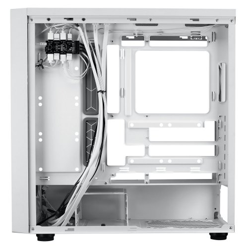 Корпус Cooler Master MasterBox 600 Tempered Glass без БЖ (MB600-WGNN-S00) White купити з перевіркою сумісності: огляд, характеристики, ціна у Києві, Львові, Вінниці, Хмельницькому, Івано-Франківську, Україні | інтернет-магазин TELEMART.UA фото