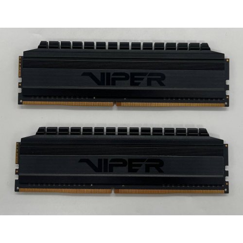 Купить Озу Patriot DDR4 16GB (2x8GB) 3600Mhz Viper 4 Blackout (PVB416G360C8K) (Восстановлено продавцом, 653985) с проверкой совместимости: обзор, характеристики, цена в Киеве, Днепре, Одессе, Харькове, Украине | интернет-магазин TELEMART.UA фото