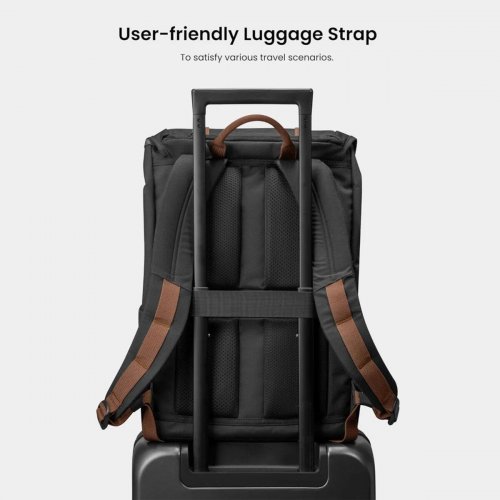 Рюкзак Tomtoc 15.6" VintPack-TA1 (TA1M1D1) Black купить в Украине: Киев, Днепр, Харьков, Одесса  | Низкая цена, отзывы, характеристики от TELEMART фото