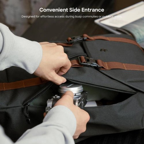 Рюкзак Tomtoc 15.6" VintPack-TA1 (TA1M1D1) Black купить в Украине: Киев, Днепр, Харьков, Одесса  | Низкая цена, отзывы, характеристики от TELEMART фото