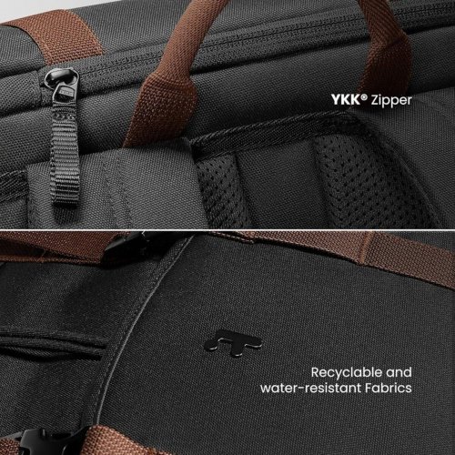 Рюкзак Tomtoc 15.6" VintPack-TA1 (TA1M1D1) Black купить в Украине: Киев, Днепр, Харьков, Одесса  | Низкая цена, отзывы, характеристики от TELEMART фото