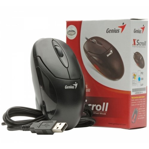 Купить Мышка Genius XScroll (31010826101) Black - цена в Харькове, Киеве, Днепре, Одессе
в интернет-магазине Telemart фото