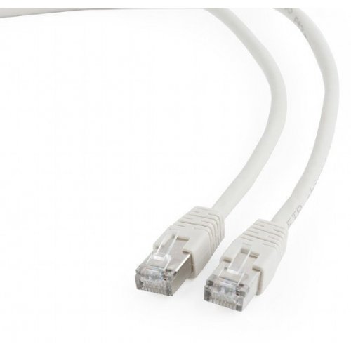 Купити Кабель Cablexpert FTP, RJ45, Cat6 0.5m 50u (PP6-0.5M) Grey - ціна в Києві, Львові, Вінниці, Хмельницькому, Франківську, Україні | інтернет-магазин TELEMART.UA фото