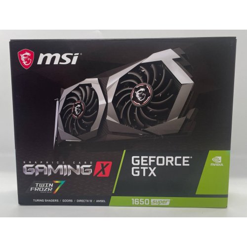 Відеокарта MSI GeForce GTX 1650 SUPER Gaming X 4096MB (GTX 1650 SUPER GAMING X) (Відновлено продавцем, 654206) купити з перевіркою сумісності: огляд, характеристики, ціна у Києві, Львові, Вінниці, Хмельницькому, Івано-Франківську, Україні | інтернет-магазин TELEMART.UA фото