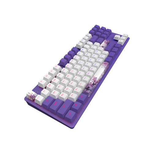 Купити Клавіатура Dark Project One 87 Violet Horizons ABS RGB Mech G3MS Sapphire (DPO87_GSH_DPUP_ANSI_UA) Violet/White - ціна в Києві, Львові, Вінниці, Хмельницькому, Франківську, Україні | інтернет-магазин TELEMART.UA фото