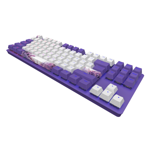 Купити Клавіатура Dark Project One 87 Violet Horizons ABS RGB Mech G3MS Sapphire (DPO87_GSH_DPUP_ANSI_UA) Violet/White - ціна в Києві, Львові, Вінниці, Хмельницькому, Франківську, Україні | інтернет-магазин TELEMART.UA фото