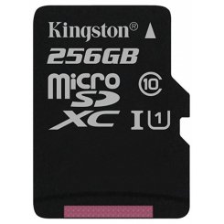 Карта пам'яті Kingston microSDXC 256GB Class 10 UHS-I (с адаптером) (SDC10G2/256GB)