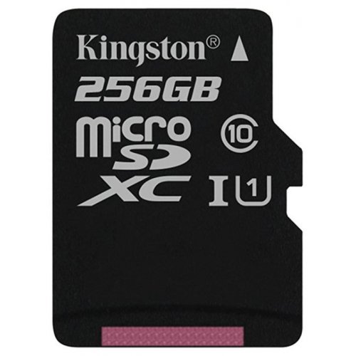 Купить Карта памяти Kingston microSDXC 256GB Class 10 UHS-I (с адаптером) (SDC10G2/256GB) - цена в Харькове, Киеве, Днепре, Одессе
в интернет-магазине Telemart фото