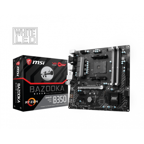Продать Материнская плата MSI B350M BAZOOKA (sAM4, AMD B350) по Trade-In интернет-магазине Телемарт - Киев, Днепр, Украина фото