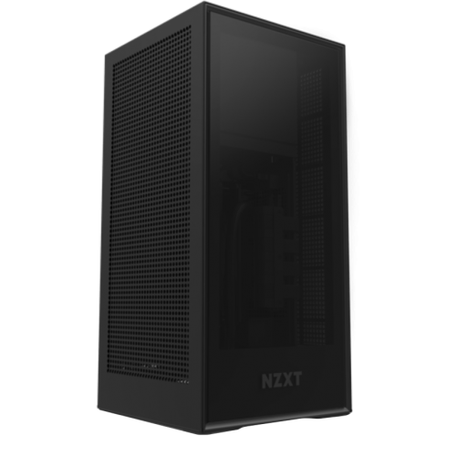 Корпус NZXT H1 650W Tempered Glass (CA-H16WR-B1-EU) Matte Black (Відновлено продавцем, 654446) купити з перевіркою сумісності: огляд, характеристики, ціна у Києві, Львові, Вінниці, Хмельницькому, Івано-Франківську, Україні | інтернет-магазин TELEMART.UA фото