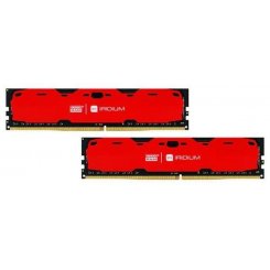 Озу GoodRAM DDR4 8GB (2x4GB) 2400Mhz IRDM Red (IR-R2400D464L15S/8GDC) (Восстановлено продавцом, 654623)