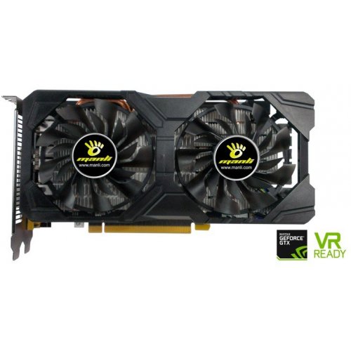 Продати Відеокарта Manli Geforce GTX 1060 Twin Cooler 3072MB (M-NGTX1060/5RCHDP) за Trade-In у інтернет-магазині Телемарт - Київ, Дніпро, Україна фото