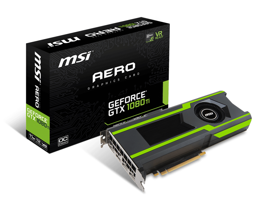 Продать Видеокарта MSI Geforce GTX 1080 Ti AERO OC 11264MB (GTX 1080 TI  AERO 11G OC) по Trade-In интернет-магазине Телемарт - Киев, Днепр, Украина