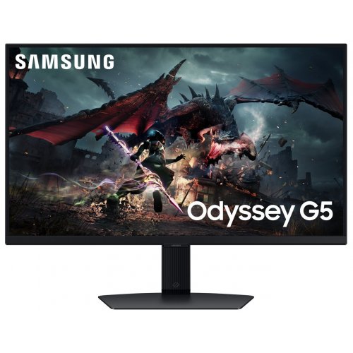 Купити Уцінка монітор Samsung 27" Odyssey G5 (LS27DG500EIXCI) Black (Биті пікселі, 1шт., 655273) - ціна в Києві, Львові, Вінниці, Хмельницькому, Франківську, Україні | інтернет-магазин TELEMART.UA фото