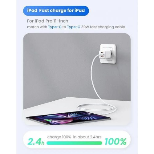 Купить Сетевое зарядное устройство Usams US-CC180 Sandru USB + 2 x USB Type-C 65W Black - цена в Харькове, Киеве, Днепре, Одессе
в интернет-магазине Telemart фото