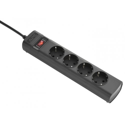 Купить Сетевой фильтр APC Power Strip 1.5 м 4 розетки (PZ42I-GR) Black - цена в Харькове, Киеве, Днепре, Одессе
в интернет-магазине Telemart фото