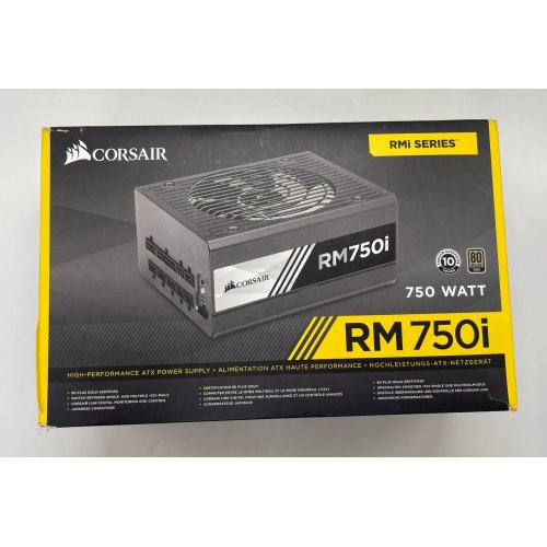 Купить Блок питания Corsair RM750i 750W (CP-9020082-EU) (Восстановлено продавцом, 655446) с проверкой совместимости: обзор, характеристики, цена в Киеве, Днепре, Одессе, Харькове, Украине | интернет-магазин TELEMART.UA фото