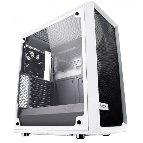 Корпус Fractal Design Meshify C TG (FD-CA-MESH-C-WT-TGC) White (Відновлено продавцем, 656042) купити з перевіркою сумісності: огляд, характеристики, ціна у Києві, Львові, Вінниці, Хмельницькому, Івано-Франківську, Україні | інтернет-магазин TELEMART.UA фото