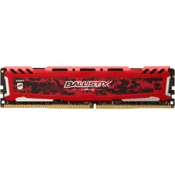 Озп Crucial DDR4 8GB 3000Mhz Ballistix Sport LT Red (BLS8G4D30AESEK) (Відновлено продавцем, 656272)