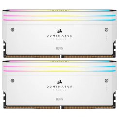 Озп Corsair DDR5 32GB (2x16GB) 6000Mhz Dominator Titanium RGB White (CMP32GX5M2B6000C30W) (Відновлено продавцем, 656310)