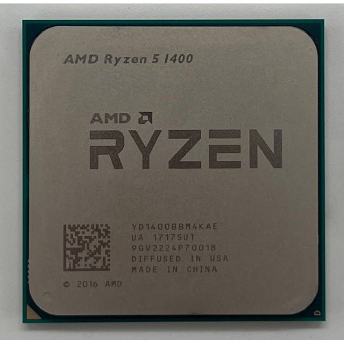 Процесор AMD Ryzen 5 1400 3.2(3.4)GHz sAM4 Tray (YD1400BBAEMPK) (Відновлено продавцем, 656321) купити з перевіркою сумісності: огляд, характеристики, ціна у Києві, Львові, Вінниці, Хмельницькому, Івано-Франківську, Україні | інтернет-магазин TELEMART.UA фото