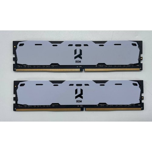 Купить Озу GoodRAM DDR4 8GB (2x4GB) 2400Mhz IRDM White (IR-W2400D464L15S/8GDC) (Восстановлено продавцом, 656339) с проверкой совместимости: обзор, характеристики, цена в Киеве, Днепре, Одессе, Харькове, Украине | интернет-магазин TELEMART.UA фото