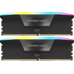 Озу Corsair DDR5 32GB (2x16GB) 5600Mhz Vengeance RGB Black (CMH32GX5M2B5600C36K) (Восстановлено продавцом, 656348)