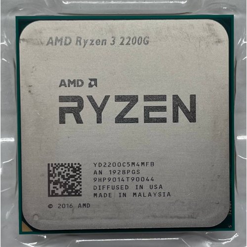 Купить Процессор AMD Ryzen 3 2200G 3.5(3.7)GHz sAM4 Tray (YD2200C5M4MFB) (Восстановлено продавцом, 656515) с проверкой совместимости: обзор, характеристики, цена в Киеве, Днепре, Одессе, Харькове, Украине | интернет-магазин TELEMART.UA фото