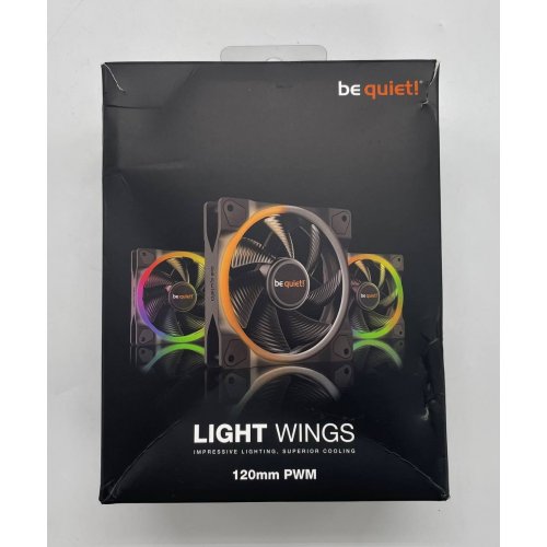 Купить Набор кулеров для корпуса Be Quiet! Light Wings 120 PWM Triple-Pack (BL076) (Восстановлено продавцом, 656852) с проверкой совместимости: обзор, характеристики, цена в Киеве, Днепре, Одессе, Харькове, Украине | интернет-магазин TELEMART.UA фото