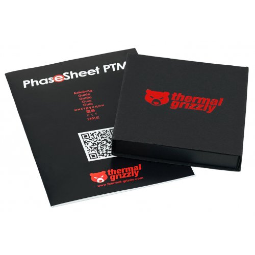 Купити Термопрокладка Thermal Grizzly PhaseSheet PTM 50x40x0.2mm (TG-PS-50-40) - ціна в Києві, Львові, Вінниці, Хмельницькому, Франківську, Україні | інтернет-магазин TELEMART.UA фото