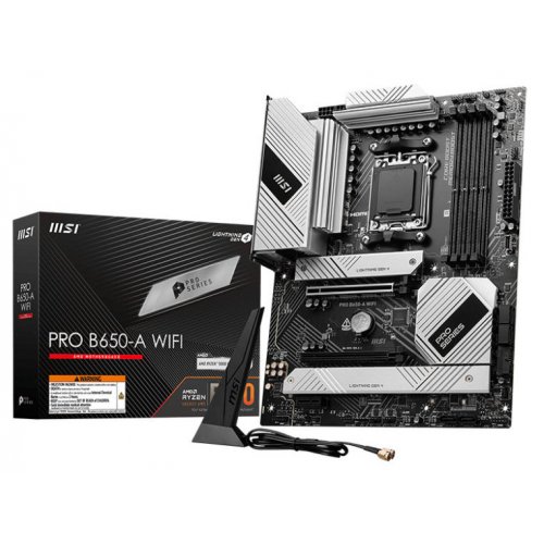 Продать Материнская плата MSI PRO B650-A WIFI (sAM5, AMD B650) по Trade-In интернет-магазине Телемарт - Киев, Днепр, Украина фото
