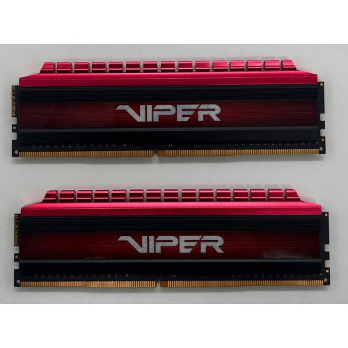 Озп Patriot DDR4 8GB (2x4GB) 3000Mhz Viper 4 Series Red (PV48G300C6K) (Відновлено продавцем, 657275) купити з перевіркою сумісності: огляд, характеристики, ціна у Києві, Львові, Вінниці, Хмельницькому, Івано-Франківську, Україні | інтернет-магазин TELEMART.UA фото