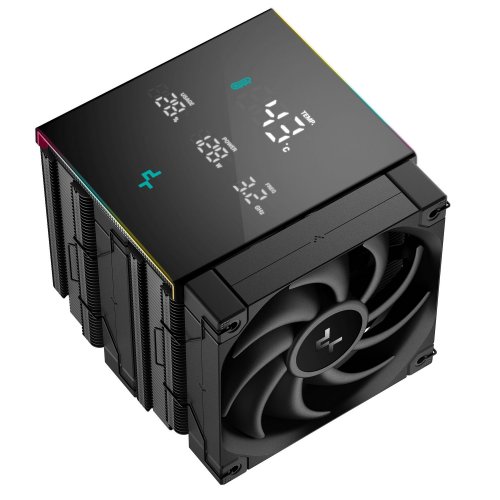 Кулер Deepcool AK620 DIGITAL PRO (R-AK620-BKAPMN-G) Black купити з перевіркою сумісності: огляд, характеристики, ціна у Києві, Львові, Вінниці, Хмельницькому, Івано-Франківську, Україні | інтернет-магазин TELEMART.UA фото