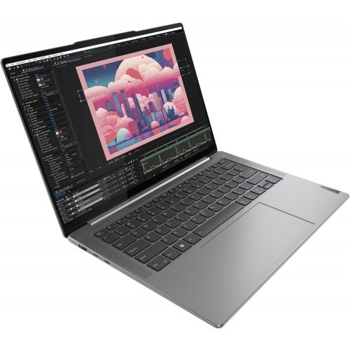 Купить Ноутбук Lenovo Yoga Pro 7 14AHP9 (83E3003DRA) Luna Grey - цена в Харькове, Киеве, Днепре, Одессе
в интернет-магазине Telemart фото