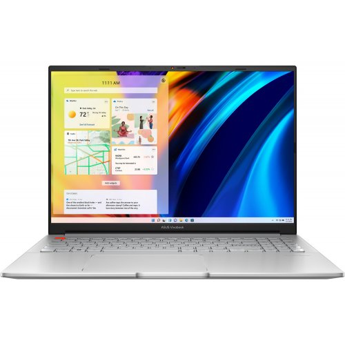 Купити Ноутбук Asus Vivobook Pro 16 OLED K6602VV-MX082 (90NB1142-M003C0) Cool Silver - ціна в Києві, Львові, Вінниці, Хмельницькому, Франківську, Україні | інтернет-магазин TELEMART.UA фото