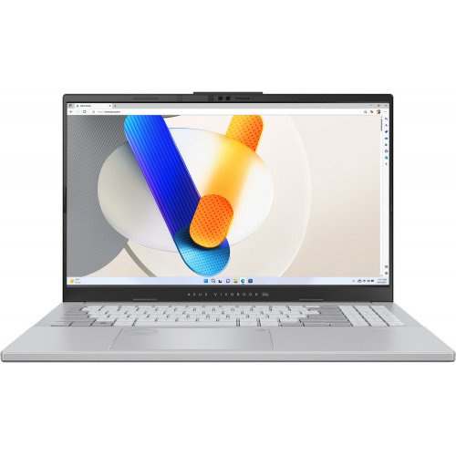 Купити Ноутбук Asus Vivobook Pro 15 OLED N6506MU-MA027 (90NB12Z2-M00100) Cool Silver - ціна в Києві, Львові, Вінниці, Хмельницькому, Франківську, Україні | інтернет-магазин TELEMART.UA фото